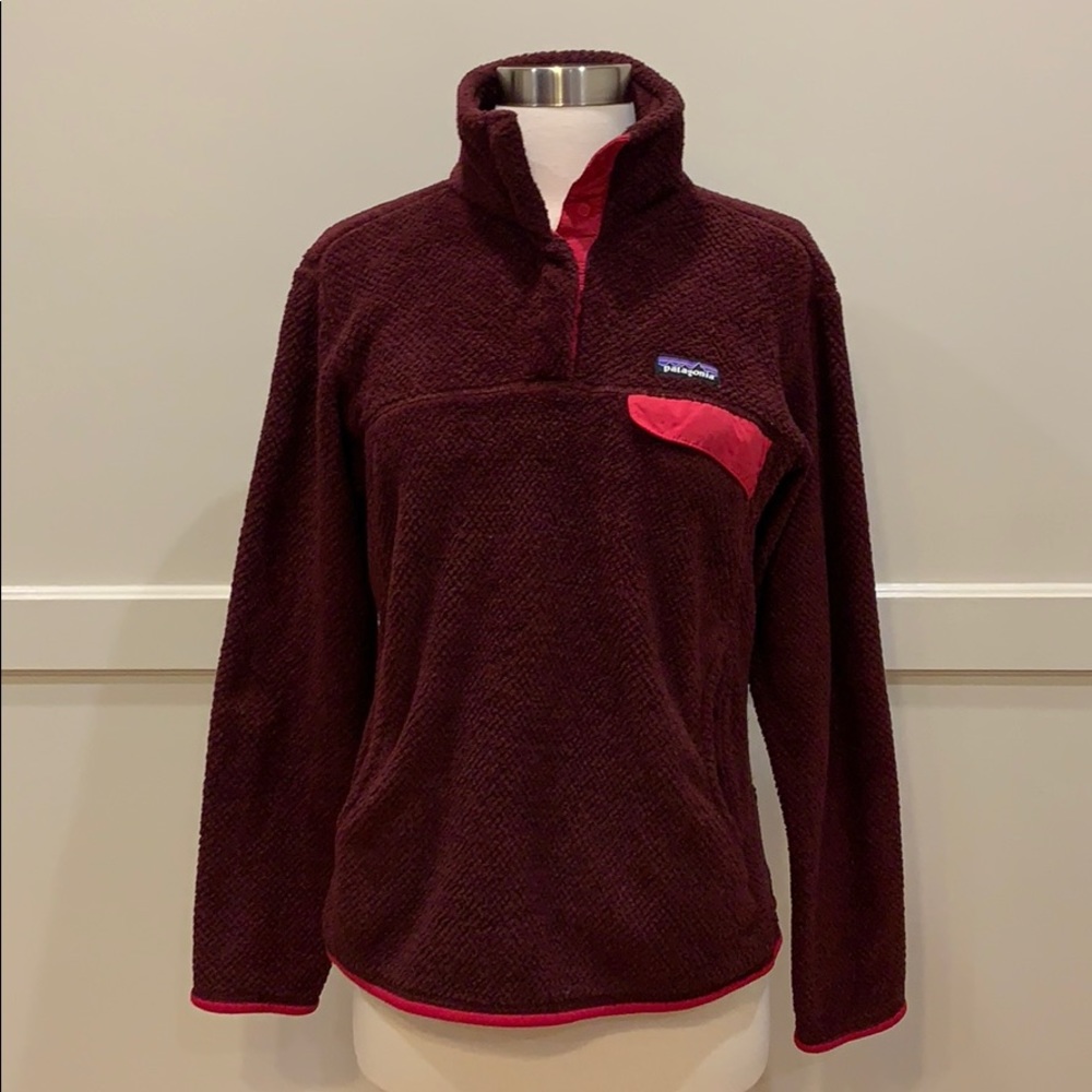 Patagonia Burgundy Pullover Jacket